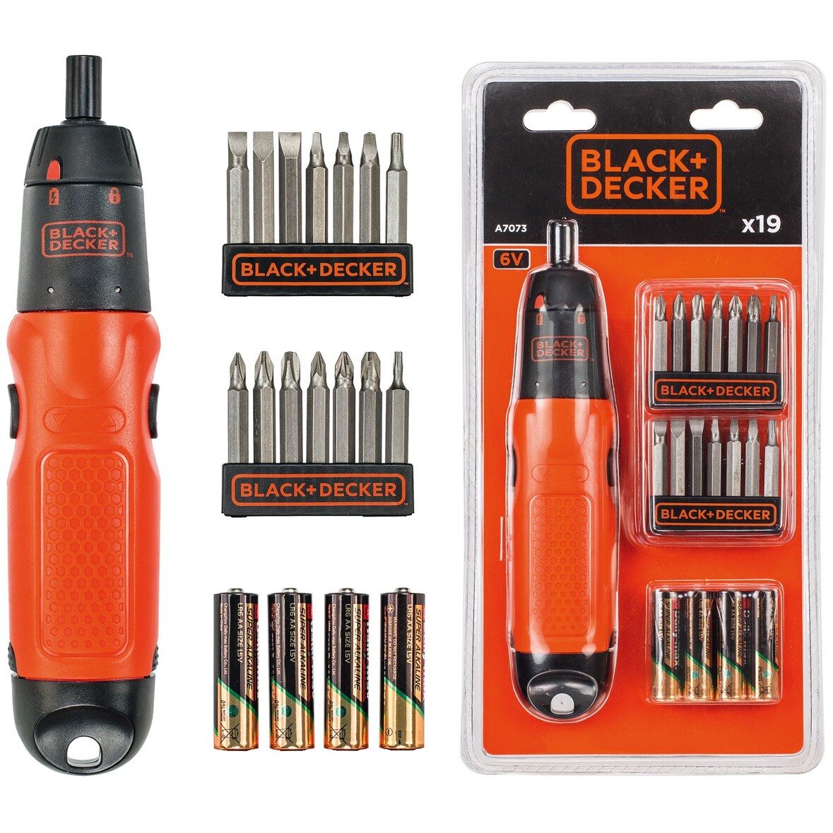 Svitavvita a batteria con inserti inclusi BLACK+DECKER  A7073