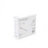 thumbnail of Sovie Tableware Mini Fingerfood Gabeln metallisiert aus Plastik, 10 cm, Silber, 100 Stück - Einweg Minigabeln