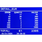 thumbnail of Monepass - Compteuse de billets - Valorisatrice Euro sur liasses de billets mélangées - MP2300S