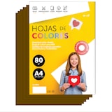 thumbnail of Folios Colores A4 80g Para Impresoras y Manualidades, Folios Colores Para Tarjetas y Proyectos Creativos m-office (50h, Marrón)