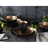 thumbnail of CreaTable Glamour Gold gold Kombiservice 16-tlg Steinzeug