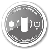 thumbnail of 4er-Set Dauerkerze Cornelius (Höhe 8 cm, Ø 6 cm) Schwarz, Teelichthalter hitzebeständig bis 90°