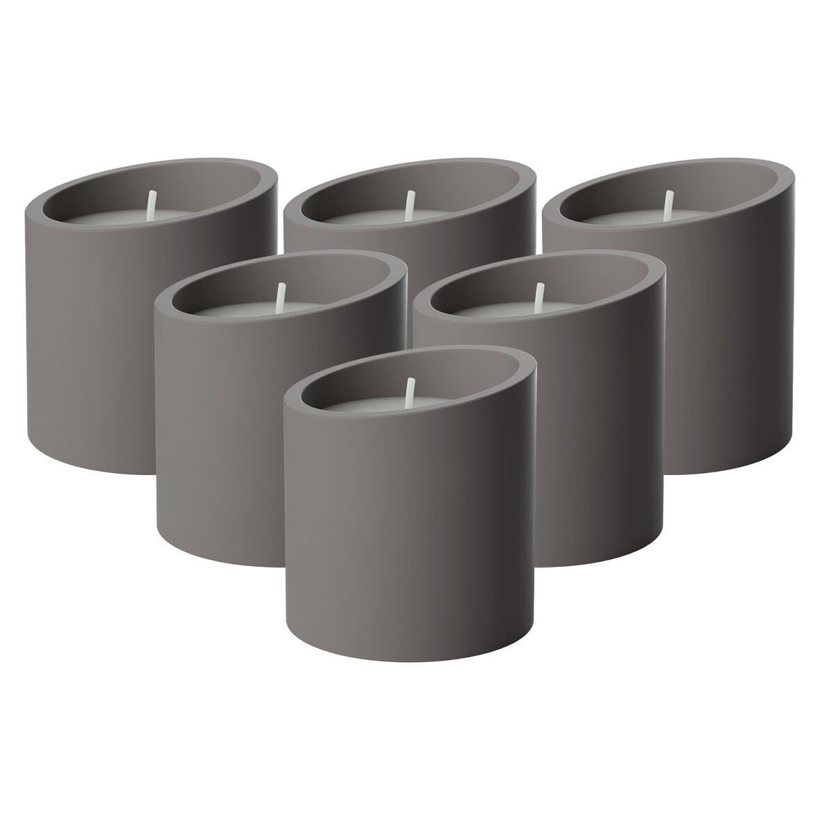 Villeroy & Boch NewMoon Home Duftkerze taupe Fantasy 6er Set