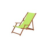 thumbnail of Sonnenliege Liegestuhl pistazie Fußteil Kissen Gartenliege Holz Strandstuhl Gartenmöbel 10-306FKH