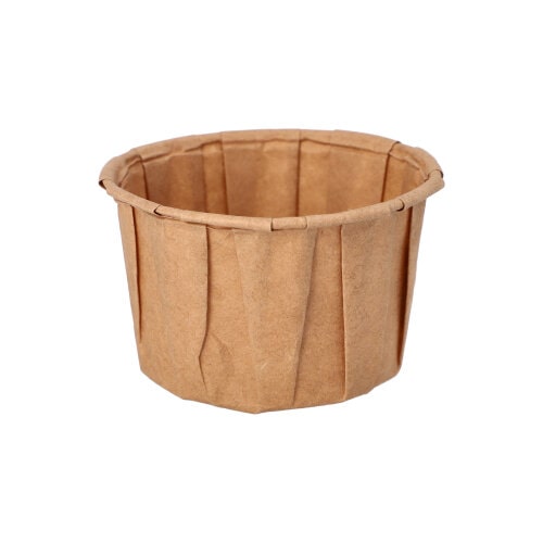 2000 Dressingbecher, Papier `pure` 110 ml Ø 7 cm · 4,2 cm braun