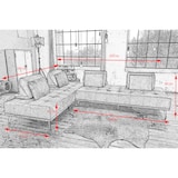 thumbnail of KAWOLA Sofa WIOLO Ecksofa velvet cognac