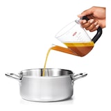 thumbnail of Oxo Good Grips, caraffa separa grassi 500 ml con coperchio e tappo