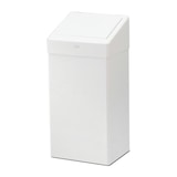 thumbnail of TORK Abfallbehälter 50 Liter mit Klappdeckel 228000 weiß Metall