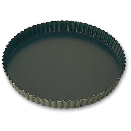 Matfer Exopan geriffelte Kuchen- und Pastetenform mit gerolltem Rand, 28 cm (332217)