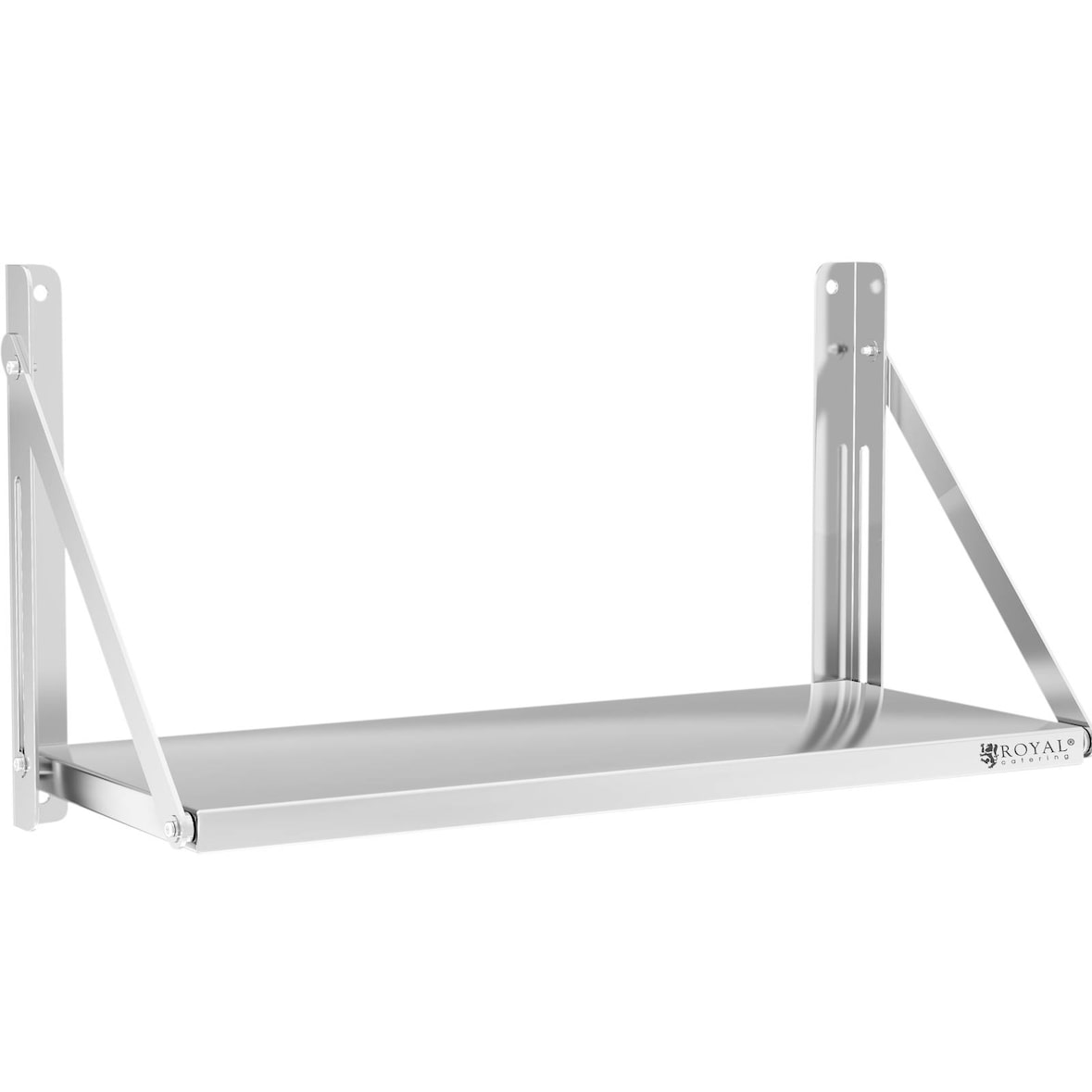 Royal Catering -  Artikelnaam Wandbord - opvouwbaar - 80 x 30 cm - 40 kg - RVS