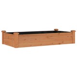 thumbnail of vidaXL Hochbeet mit Einsatz Braun 120x60x25 cm Massivholz Tanne