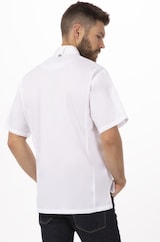 thumbnail of Chef Works® Kochjacke SPRINGFIELD Cool Vent™, Reißverschluss, Weiß, Größe M