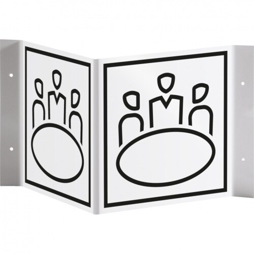 Schild I Tür-Nasenschild Piktogramm Konferenzraum, Kunststoff, 150x150mm