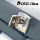 thumbnail of BISLEY Hängeregistraturschrank mit Schloss aus Metall in lichtgrau, 5 Schubladen, doppelbahnig - Hängeregisterschrank abschließbar, Hängeregistratur