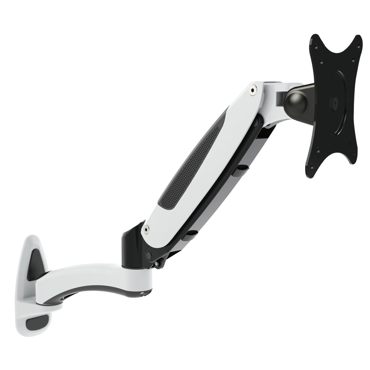 ERGOLEBEN GS130WM 1 Monitor Wandhalterung Verlängerung|15-32 Zoll|Gasdruckfeder|höhenverstellbar drehbar schwenkbar neigbar|VESA 75/100|bis 8kg