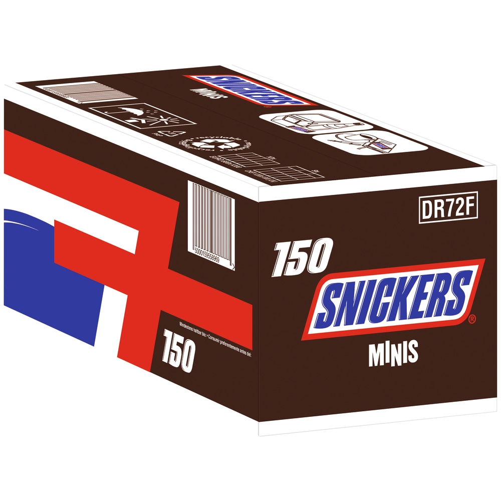 Snickers Minis Schokoriegel Catering Box 150 x 18g (2,7kg)