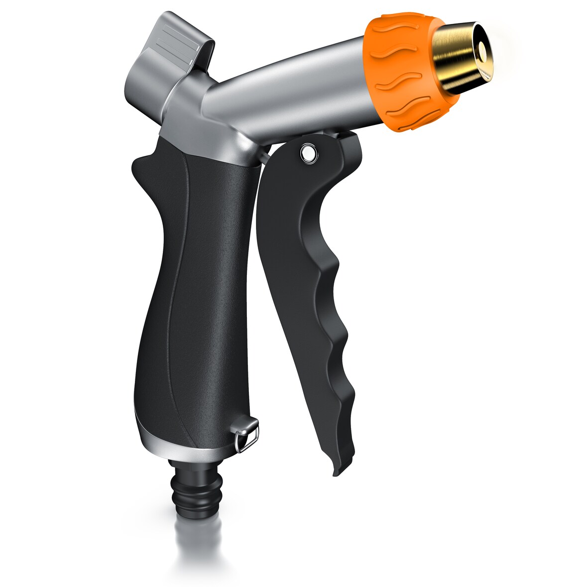 Brandson Garten Handbrause Metall Messing - Gartenbrause - 1/2 Zoll für Gartenschlauch - Pistolengriff mit Halteclip - 170 psi Wasserdruck