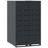 thumbnail of vidaXL Containerberging voor 1 container 69x79x117 cm staal antraciet