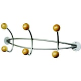 thumbnail of Wandgarderobe Metall pulverbeschichtet 47x16x15cm silber