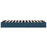 thumbnail of vidaXL Ottoman-Bett ohne Matratze Dunkelblau 80x200 cm Samt