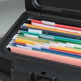 thumbnail of HMF 250453 Feuerfeste Wasserdichte Dokumentenbox für Hängeregister, DIN A4, 44,5 x 34 x 33 cm, Schwarz