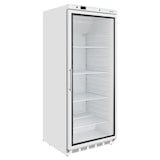 thumbnail of Frigorífico expositor para bebidas, blanco, 1 puerta de vidrio, refrigeración por aire, 190 x 78 x 75 cm, con cerradura, 600L, Polar Serie C CZ787