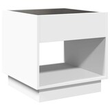 thumbnail of Mesita de noche con Infinity LED blanca 50x50x50 cm