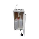 thumbnail of Lavandino Lavabo Lavello, Portatile Autonomo Trasportabile, Con Comando a Pedale, Mod. BASIC BIANCO