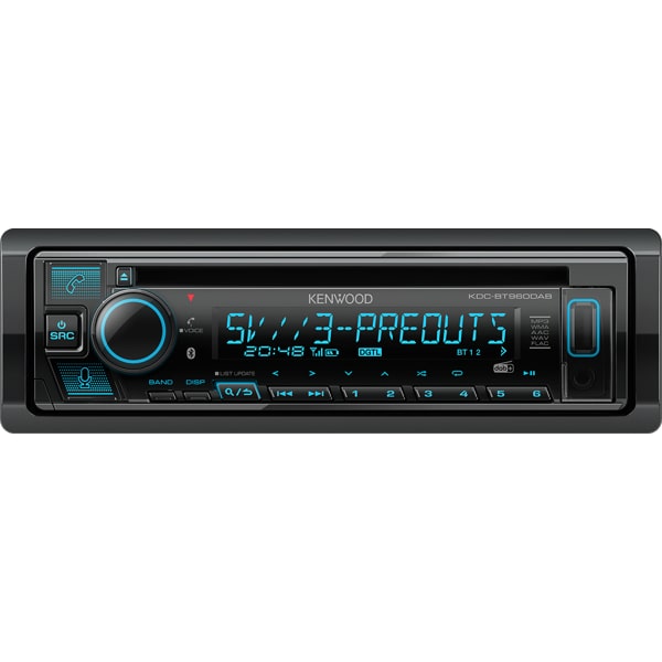 Kenwood Electronics KDC-BT960DAB Schwarz 2000 W Bluetooth