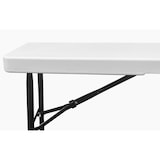 thumbnail of METRO PROFESSIONAL Banco dobrável Pamua, aço, assento em HDPE, 183 cm, branco