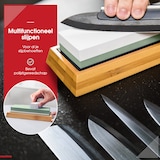 thumbnail of HGMD Pietra per affilare a doppia faccia 1000/6000 - 4 pezzi - Pietra per affilare - Pietra per affilare di lusso - Affilacoltelli