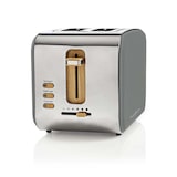 thumbnail of Grille-pain 2 Fentes Larges 900w Gris Soft-touch Fonction Décongélation Usage Non Intensif Nedis