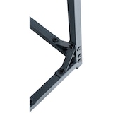 thumbnail of DELUKE® Kaminholzregal aussen mit Abdeckung HEOD Brennholzregal aussen Kaminholzunterstand Kaminholzständer, 70x165x165, Aluminium, Mit Plane