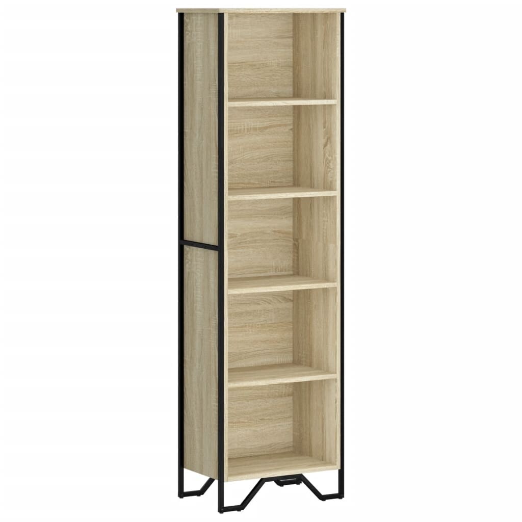 vidaXL Bücherregal Sonoma-Eiche 50x31x169 cm Holzwerkstoff