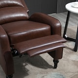 thumbnail of HOMCOM Poltrona Relax Reclinabile 90° e 150° Manuale in Pelle