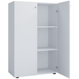 thumbnail of Lona Universalschrank Büro Kommode hoch 2 Türen Weiß.