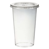 thumbnail of 150x Smoothiesbecher inkl. Deckel mit Schlitz 400 ml O 95mm PET glasklar