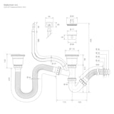 thumbnail of ML-Design Doppelspülbecken Edelstahl 81,5 × 40 cm – Rechteckige Küchenspüle mit 2 Becken, Einbau-/Unterbauspüle mit Ab- & Überlaufgarnitur & Siphon