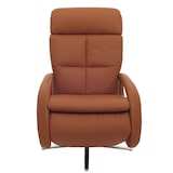 thumbnail of Relaxsessel HWC-L11, Design Fernsehsessel TV-Sessel Liegesessel, Liegefunktion drehbar, Voll-Leder ~ braun