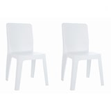 thumbnail of garbar IRIS Set 2 Silla Interior, Exterior Blanco