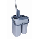 thumbnail of Balai plat vadrouille et seau gris  CC9070-GRE usage non-intensif Cenocco