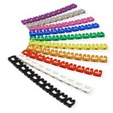 thumbnail of VALUE Kabelmarkierungsset für Patchkabel, 4 - 5,5mm, 10 x 10 St., mehrfarbig