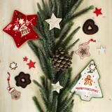 thumbnail of 2tlg Keksteller Set Patisserie Weihnachten Tannenbaum Stern Gebäckteller Snacks