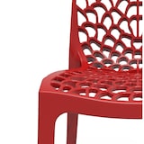 thumbnail of METRO PROFESSIONAL Chaise de terrasse Saphir, empilable, plastique, rouge