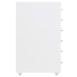 thumbnail of vidaXL Aktenschrank mit Rollen Weiß 28x41x69 cm Metall