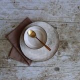thumbnail of Ogo Living - Lot 6 assiettes plates boral 27.5cm en grès beige clair