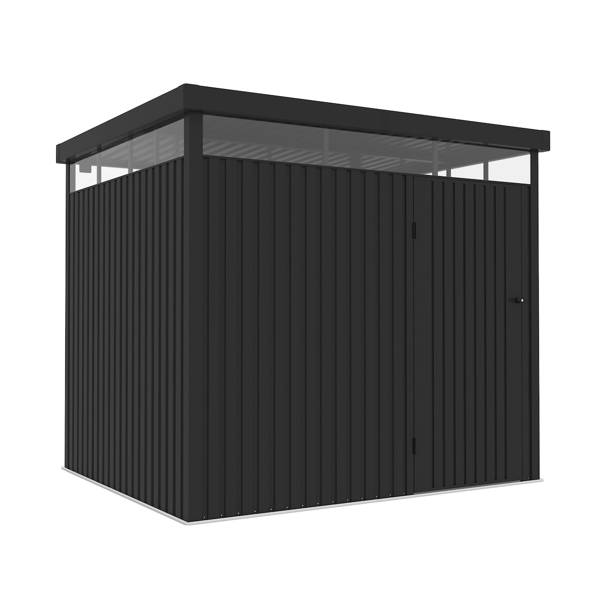 Wasabi – Abrigo De Jardim Exterior 5,23m² Ice – Espessura Robusta 0,40 mm – Lâmpada Incluída