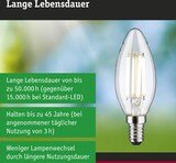 thumbnail of Paulmann Efficient-Line Filament 230V LED Kerze E14  840lm 4W 4000K  Klar 29203