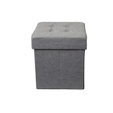 thumbnail of ORI pouf quadrato in stoffa colore Grigio chiaro