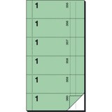 thumbnail of Bonbuch 105x200mm 2x60 Blatt 360 Abrisse hellgrün/weiß